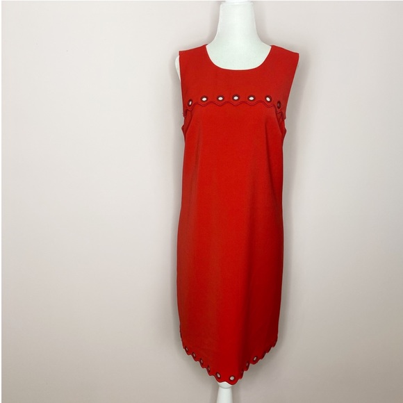 J. Crew Dresses & Skirts - J. Crew Red Sleeveless Shift Dress